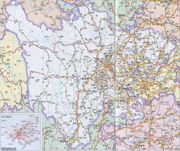 四川省全景地图-四川省全景地图高清版