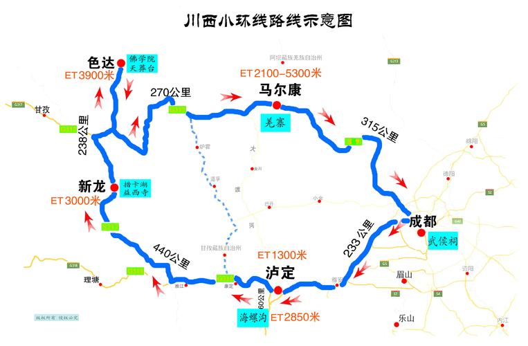 川西小环线自驾游攻略三天_川西小环线3天自驾游攻略