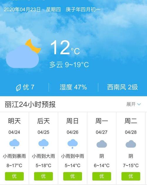 丽江天气预报30天查询-丽江天气预报30天查询最新消息